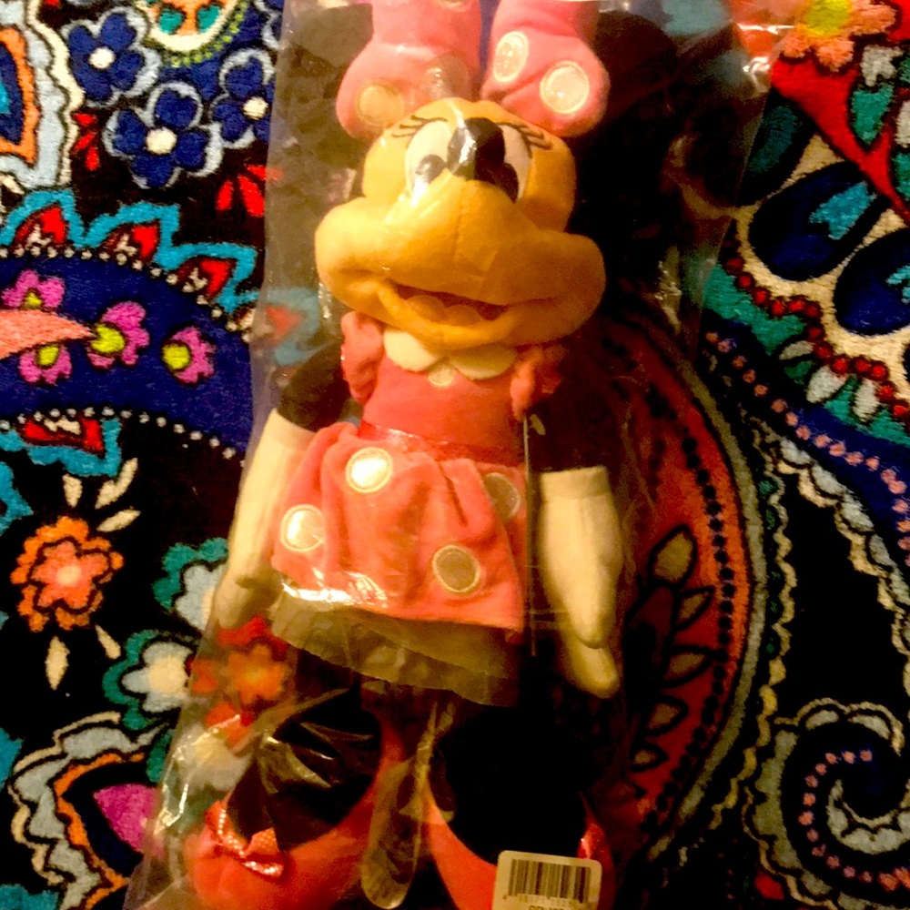 NWT MINNIE MOUSE STILL IN UNOPENED PLASTIC BAG, 14” TALL